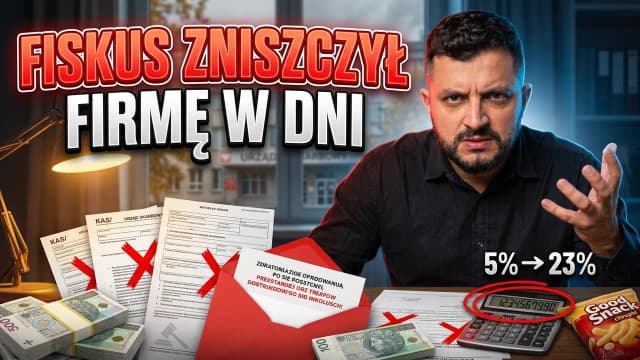 Koniec Gotówki i Niszczenie Firm. Fiskus Zgotował Piekło w 2026 | Wapniak